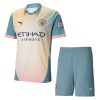 Officiële Voetbalshirt + Korte Broek Manchester City Vierde 2024-25 - Kids